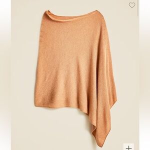 JCrew Cashmere-Wool blend Pocho in Camel
